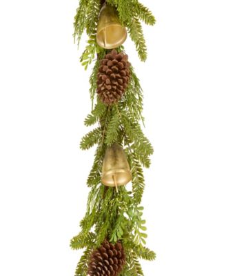 National Tree Company Christmas Bells Pine Garland, 6 feet.
