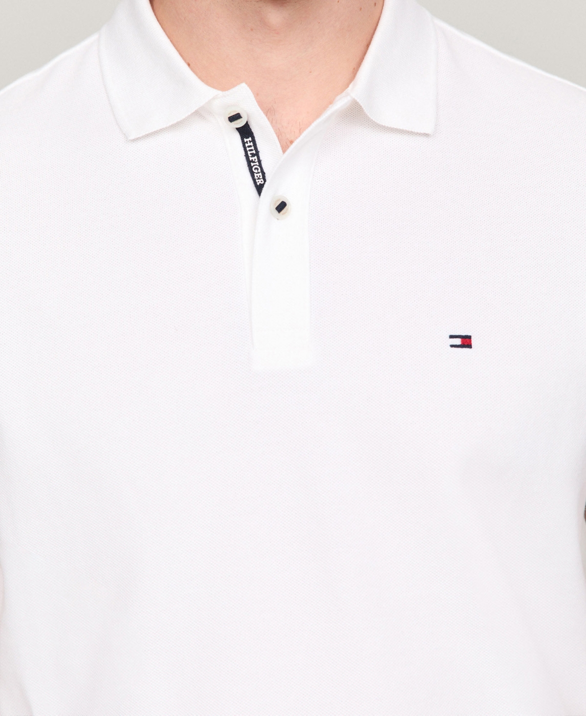Tommy Hilfiger Men's Regular-Fit Stripe-Sleeve Polo Shirt