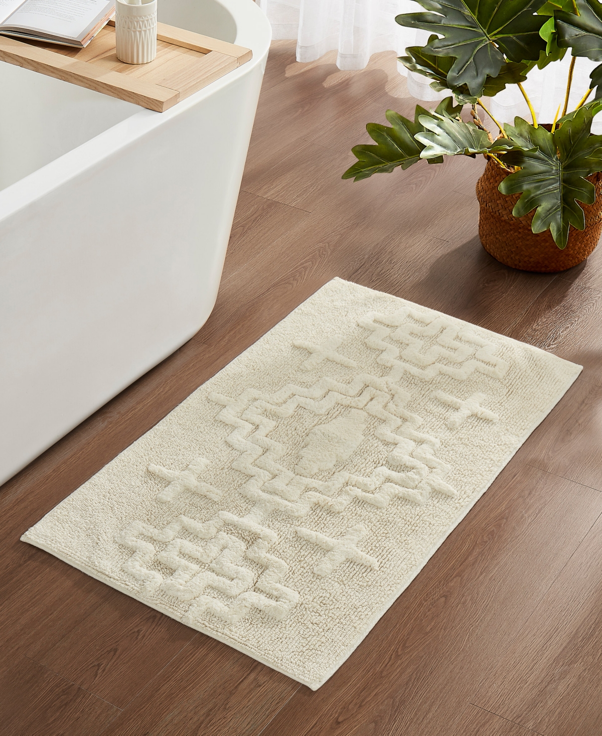 Pendleton Kiva Steps Cotton Bath Rug, 24" x 42"