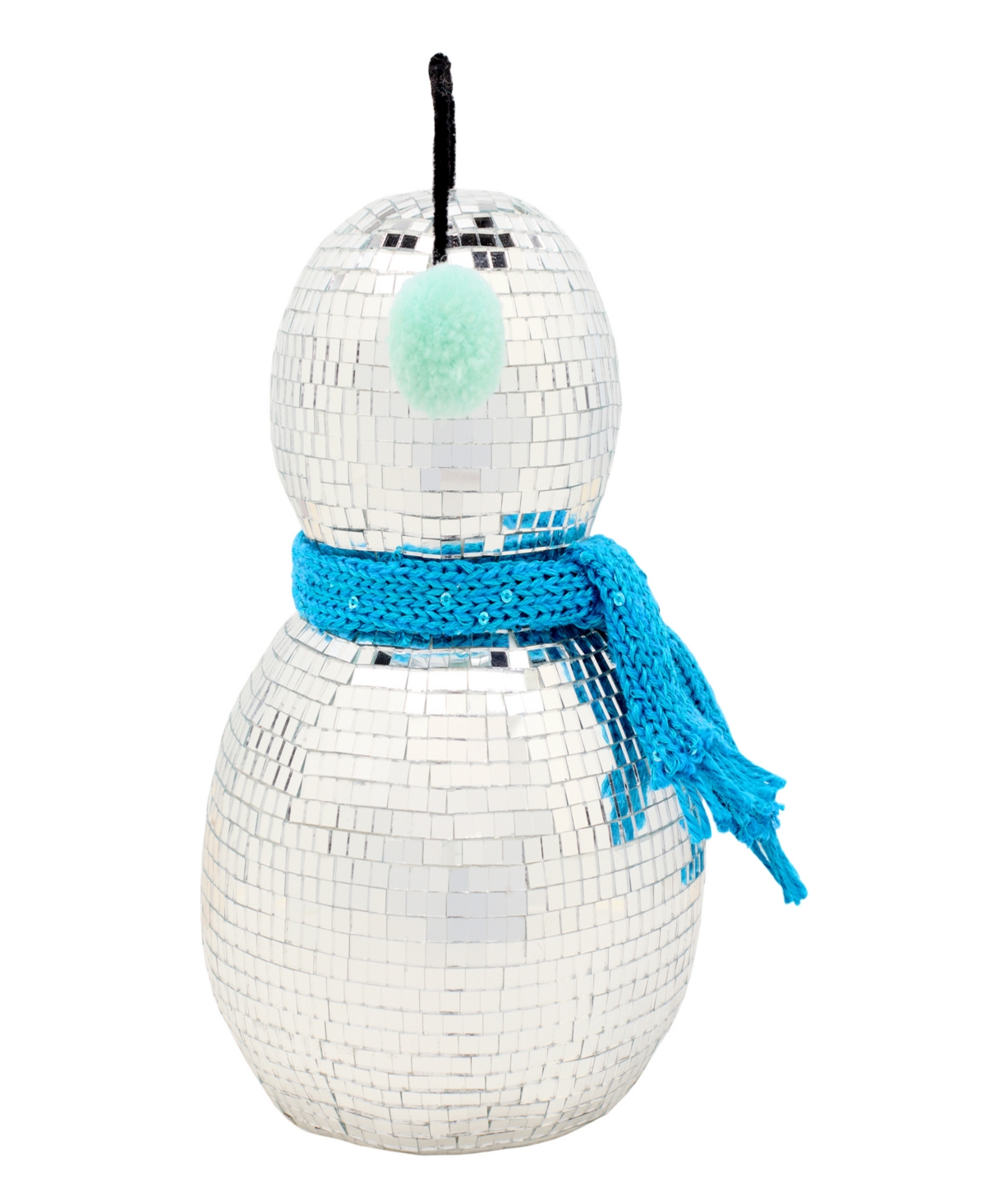 National Tree Company Disco Snowman with Blue Scarf, Inches