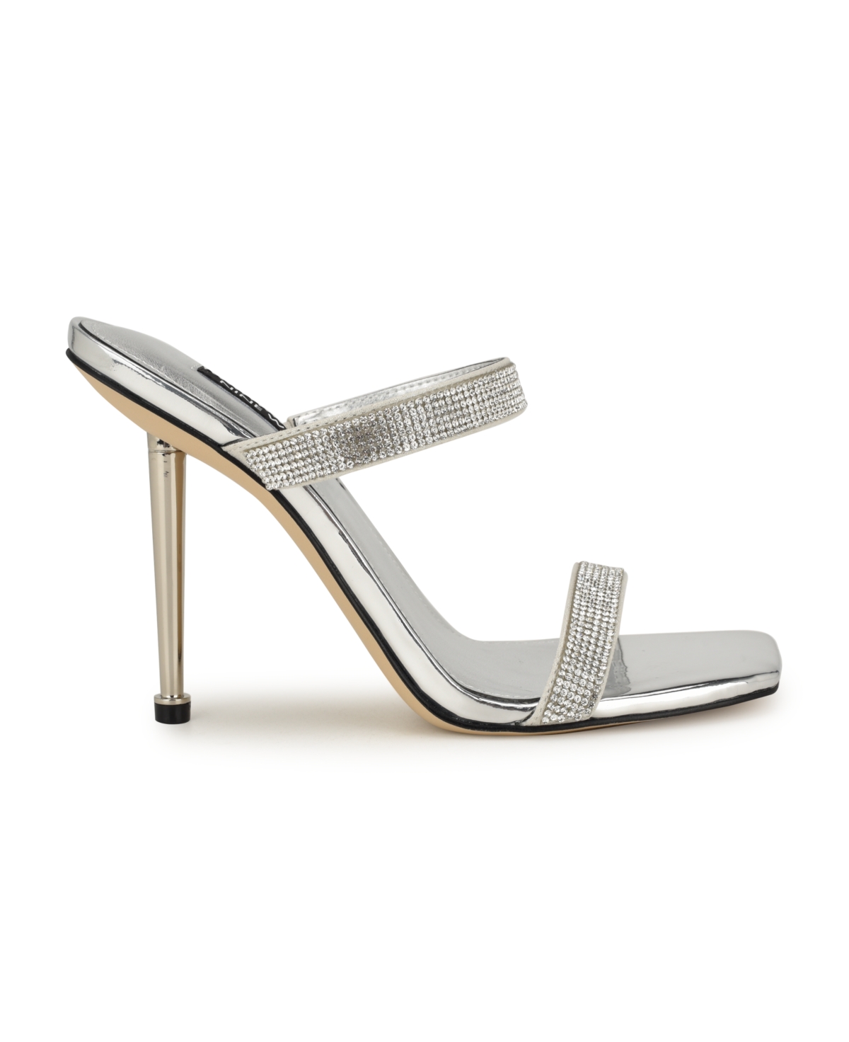 Nine West Women's Yogirl Square Toe Slip-On Dress Sandals