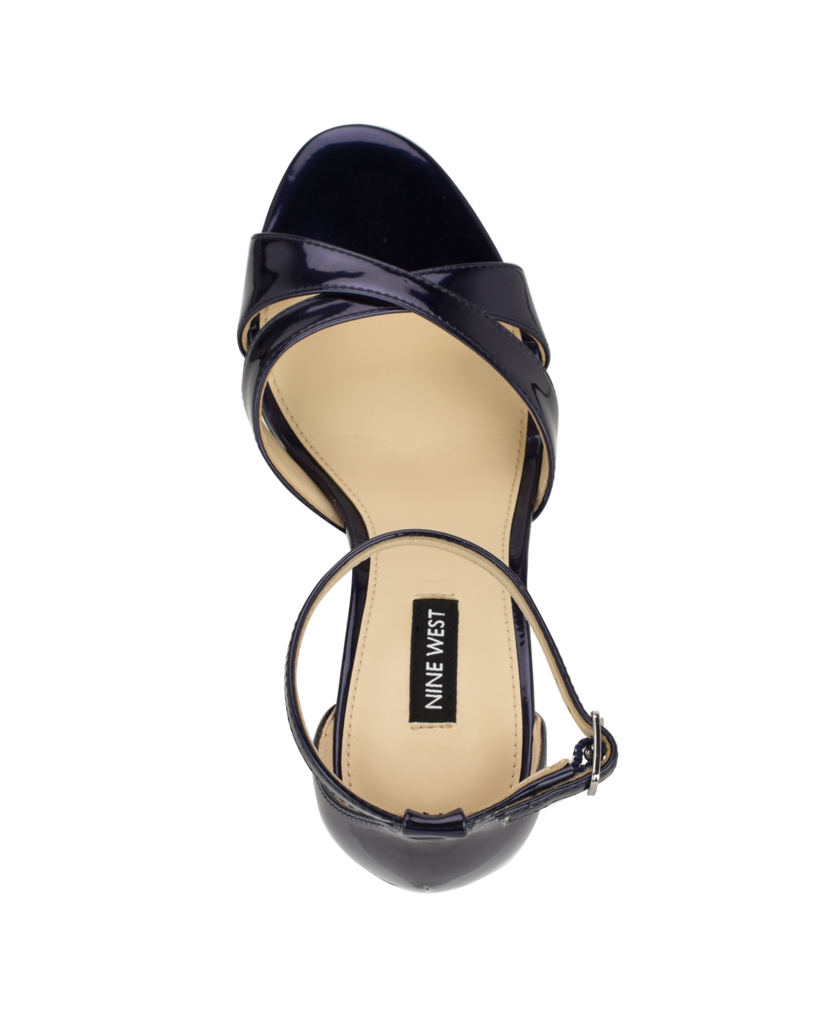 Nine West Women's Saile Criss-Cross High Block Heel Sandals