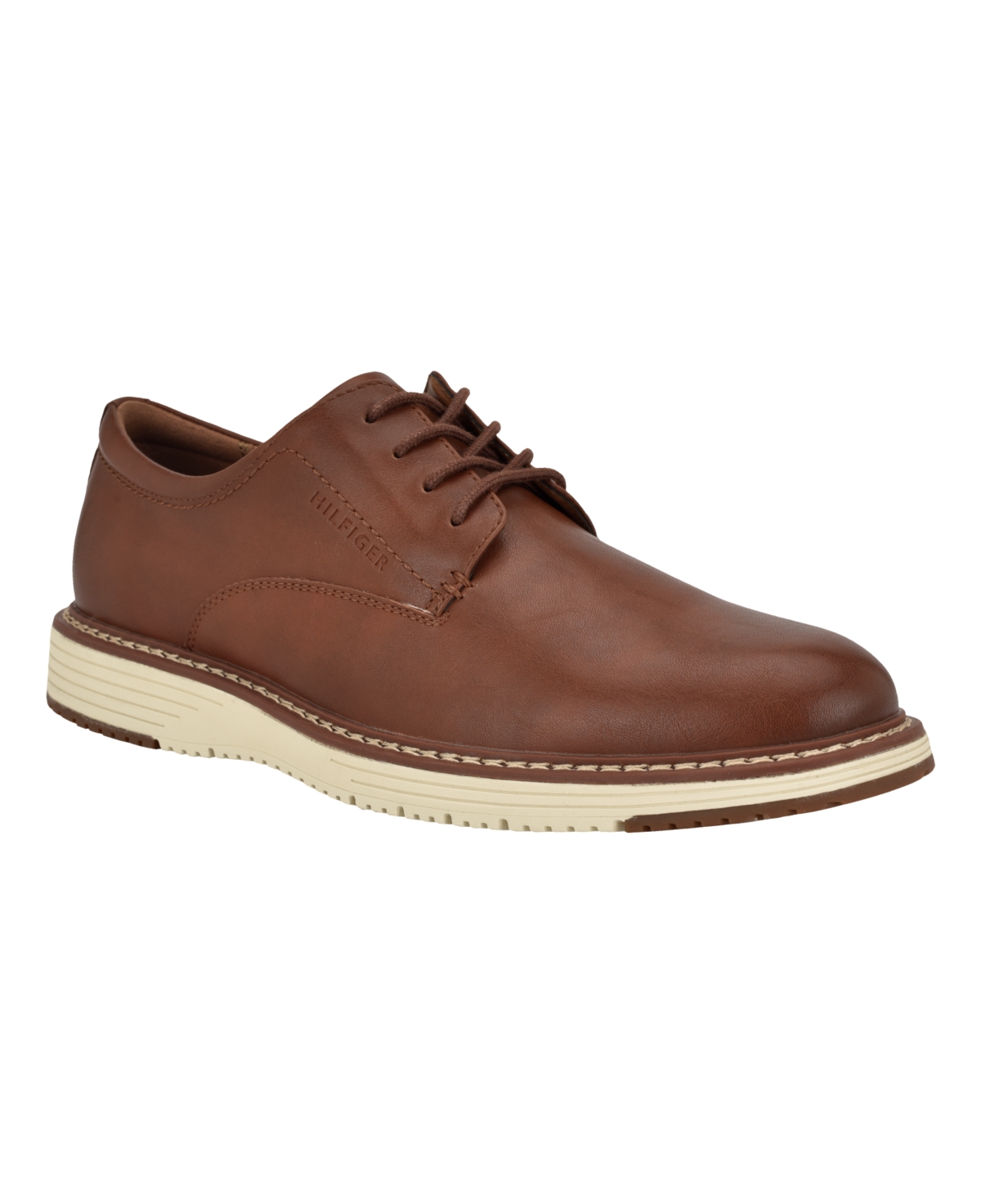 Tommy Hilfiger Men's Hiday Casualized Hybrid Oxfords In Cognac