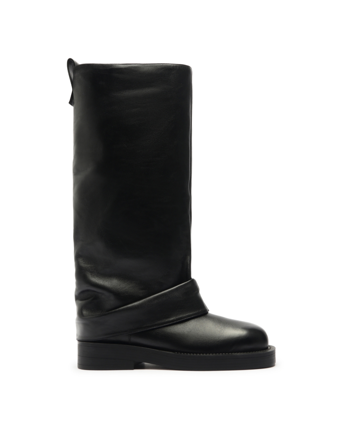 Schutz Women's Keira Up Round Toe Boots In Black