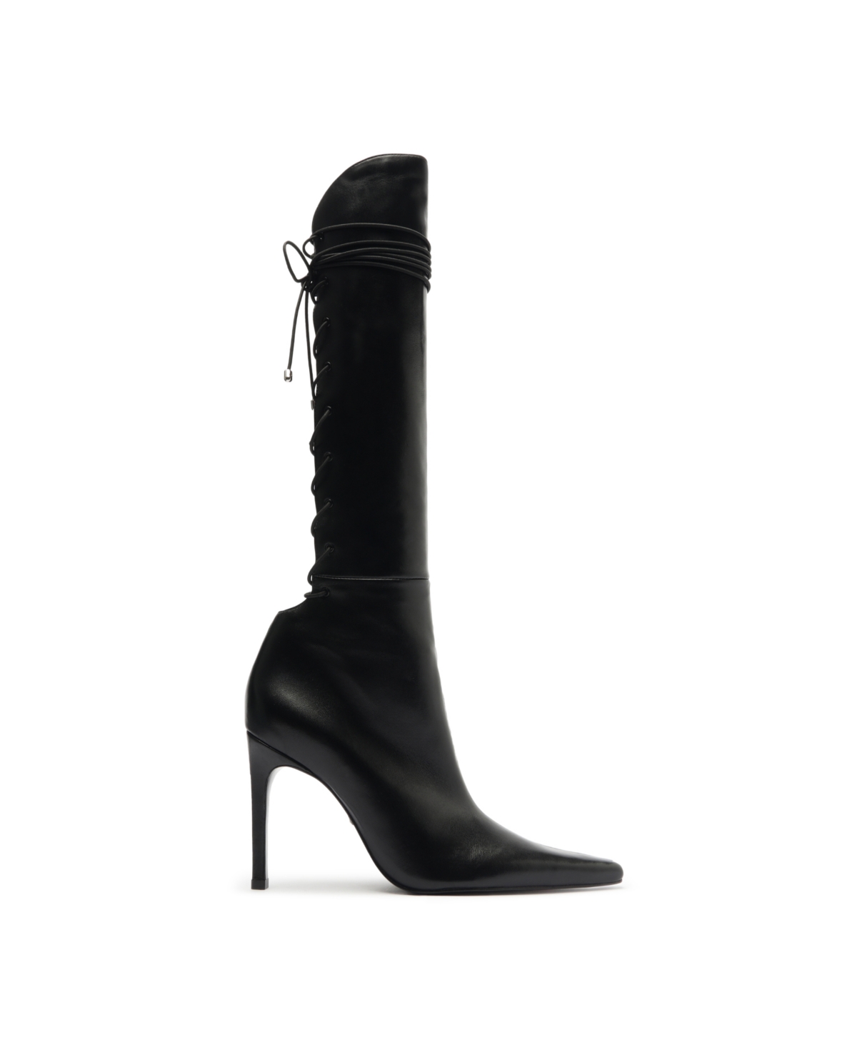Shop Schutz Women's Gwen Knee High Pointed Toe Boots In Deep Black