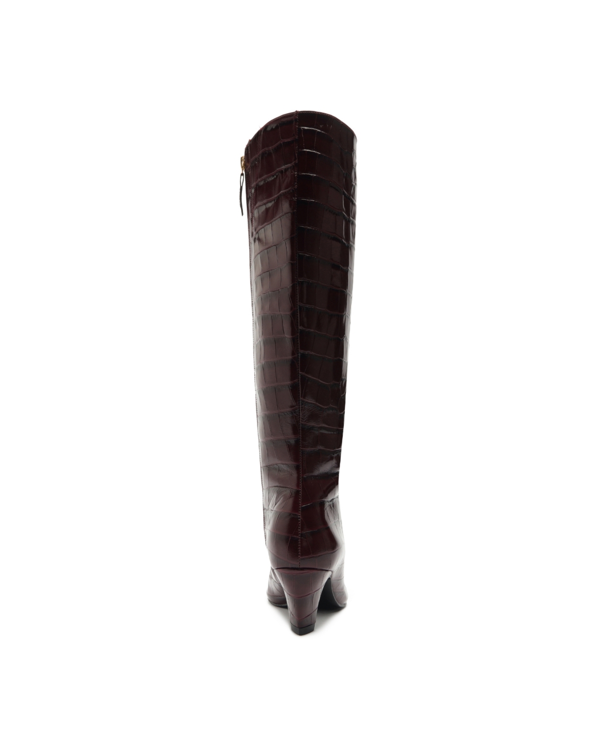 Shop Schutz Women's Dellia Up Knee High Square Toe Boots In Multi Snake