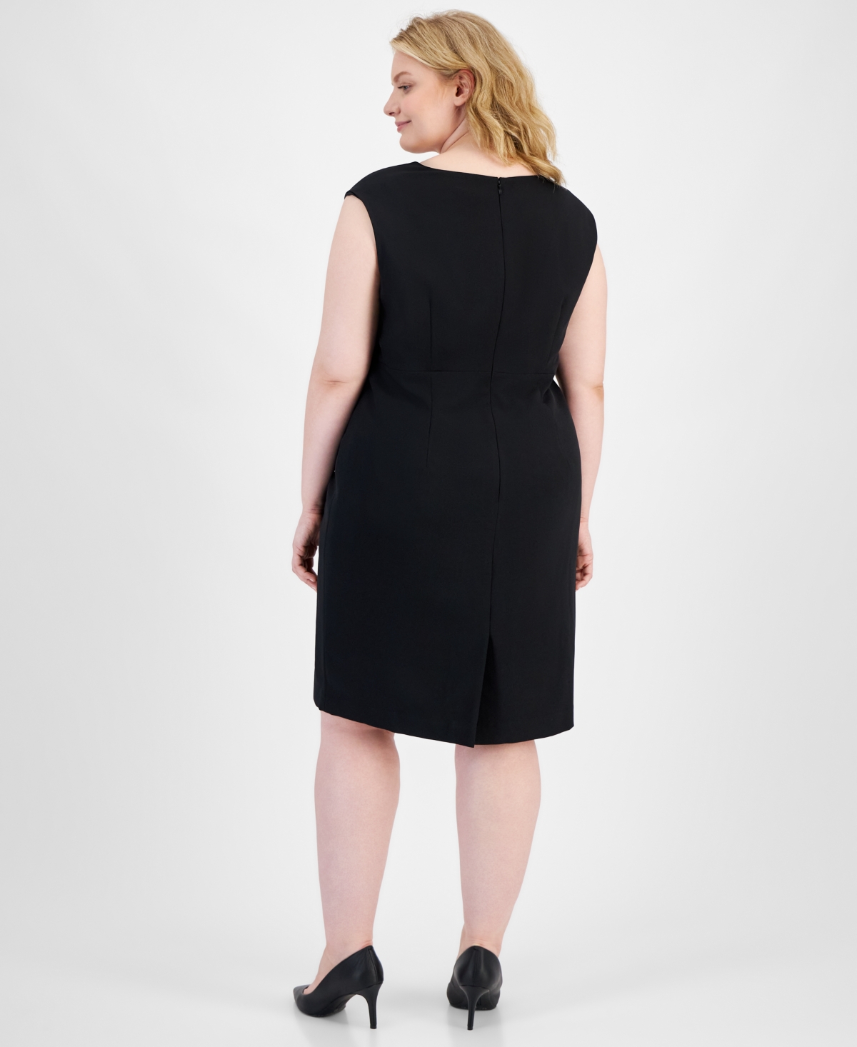Kasper Plus Size Sleeveless Sheath Dress