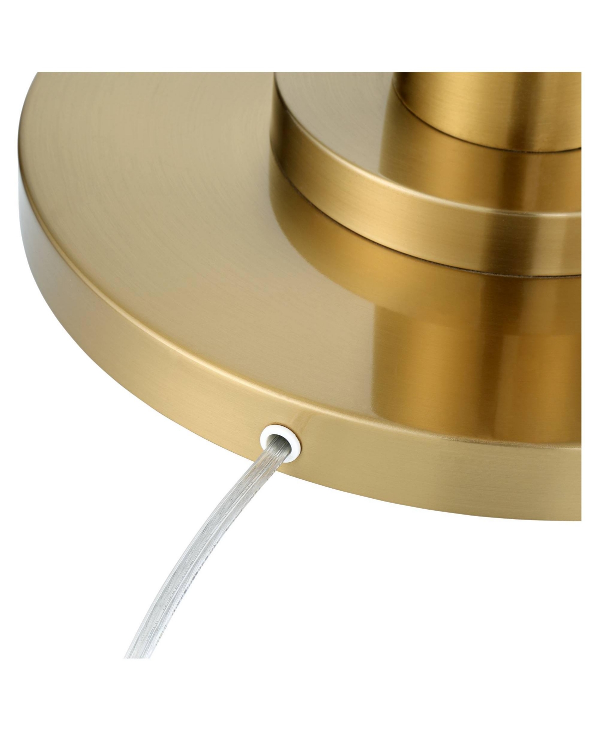 Possini Euro Design Granview Modern Glam Torchiere Floor Lamp Standing Led Tall Antique BrassMetal Column Frosted Glass Shade Decor for Livi