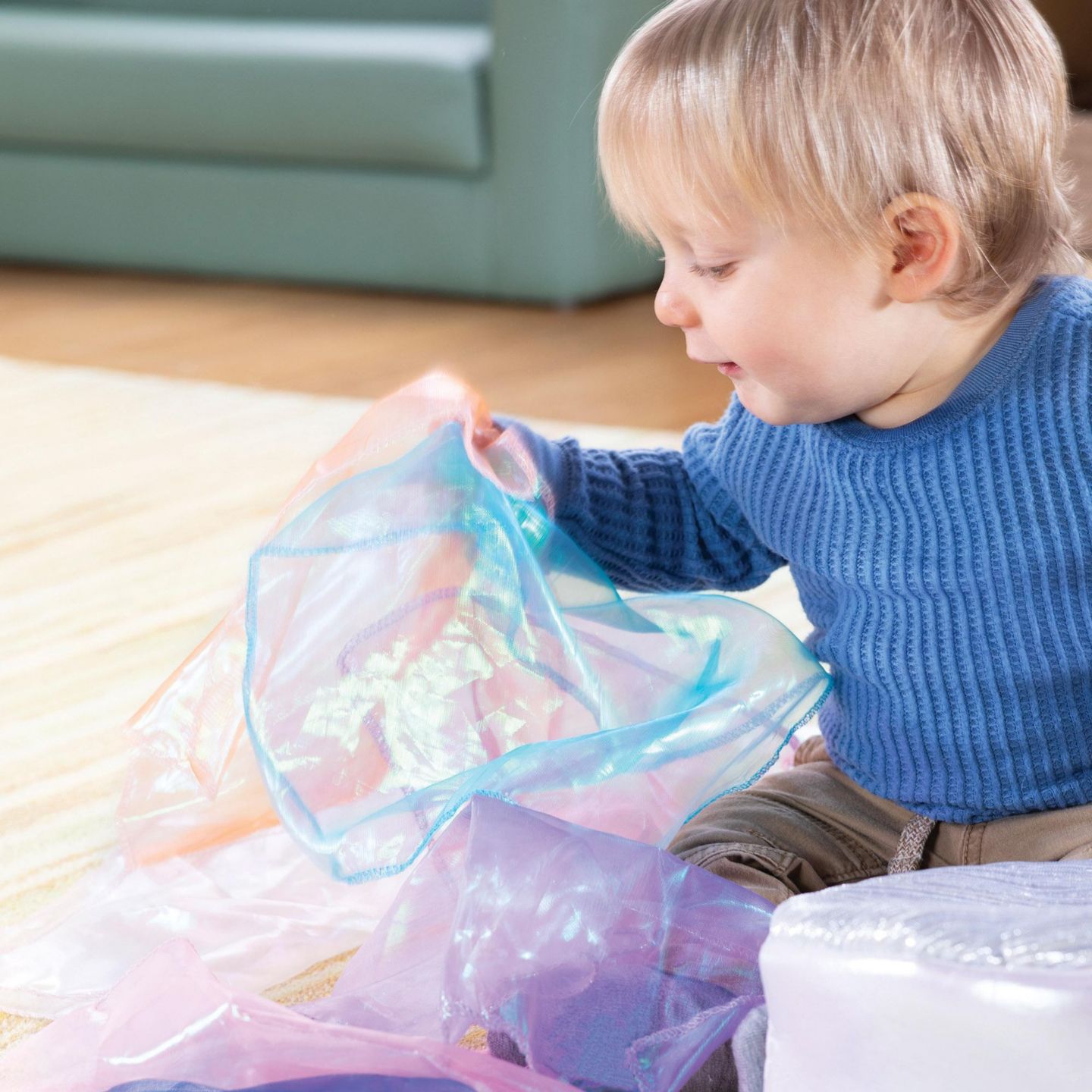 Детские игрушки Kaplan Early Learning Sensory Surprise Tissue Box — фото 6