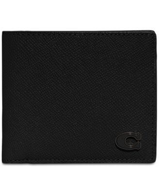 COACH - Men's Crossgrain Leather Coin Wallet