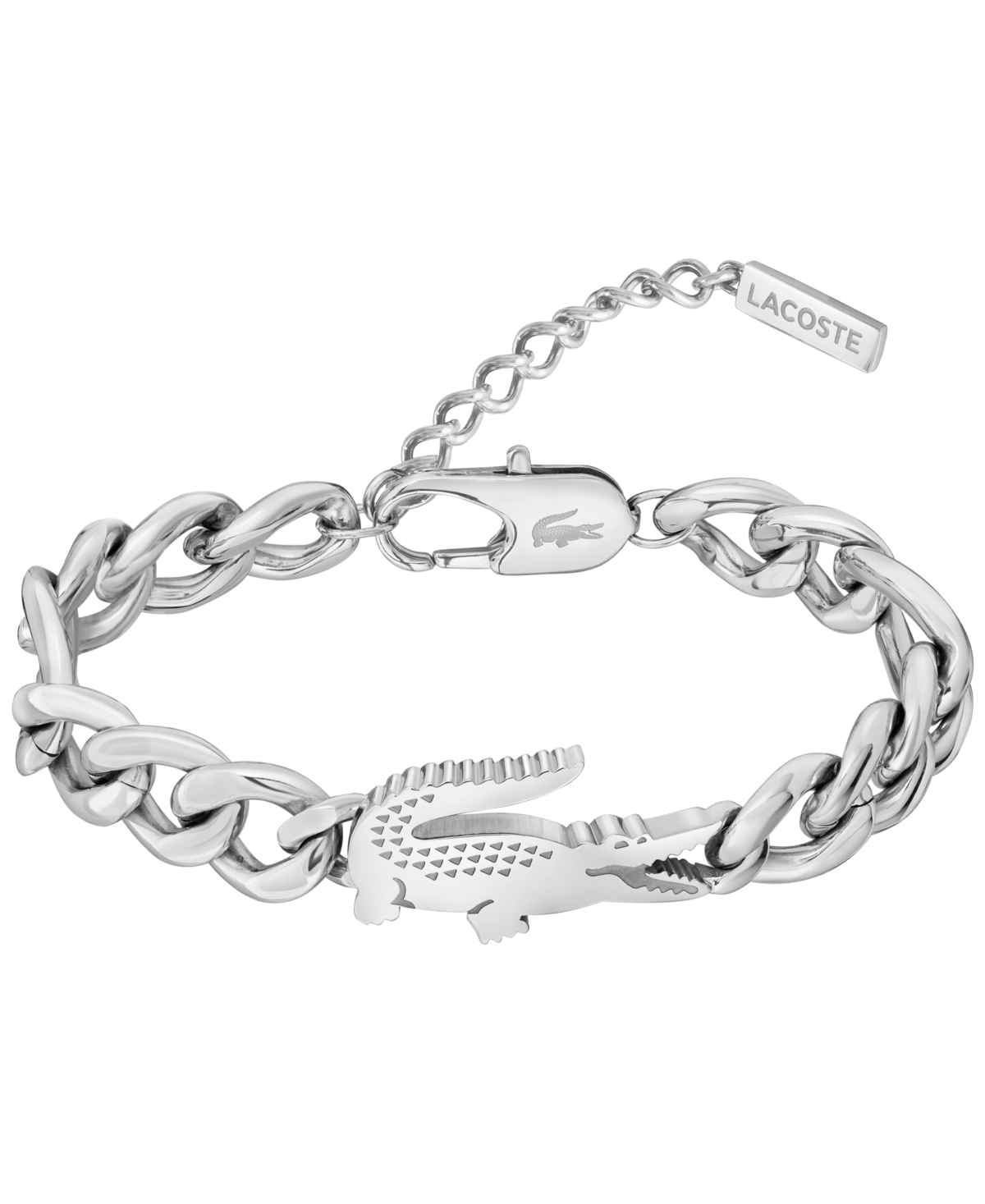 Lacoste Women's Crocodile Ip Plated Bracelet