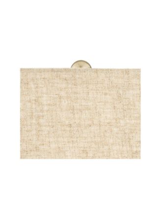 Modern Table Lamp with USB Charging Port 20.5" High Green Ribbed Ceramic Oatmeal Fabric Drum Shade for Bedroom Desk (Color May Vary)