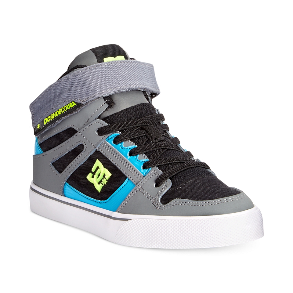 DC Shoes Boys or Little Boys Spartan High SE EV Sneakers   Kids