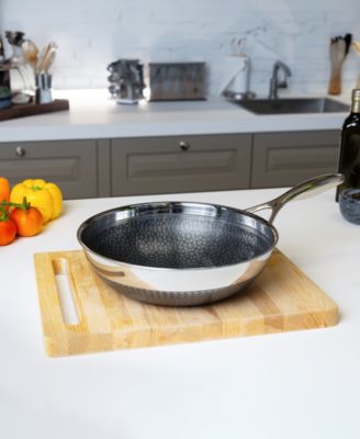 DiamondClad Stainless Steel Aluminum Core 12" Hybrid Wok