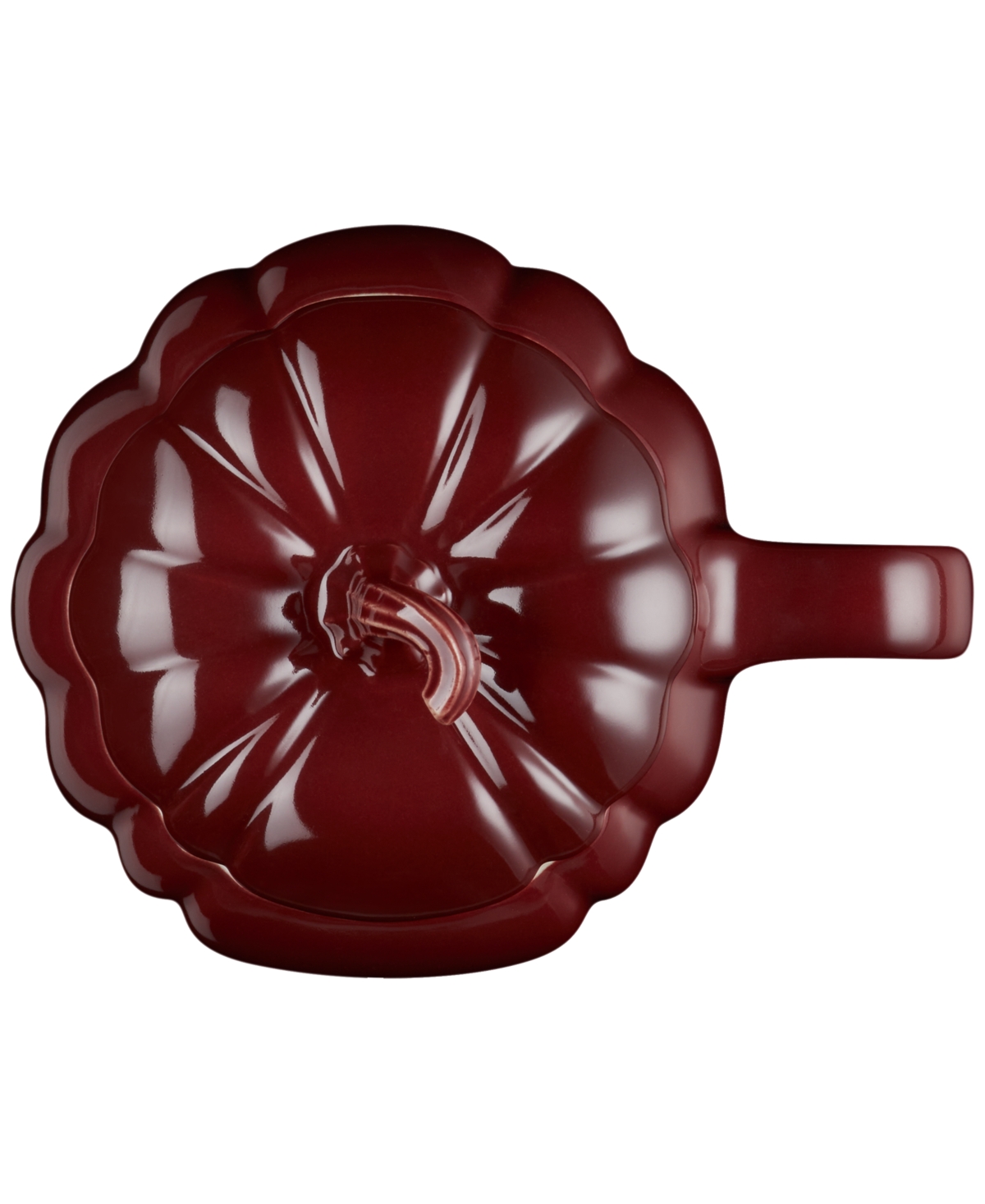 Le Creuset Stoneware Pumpkin Mug with Lid, 14 oz.