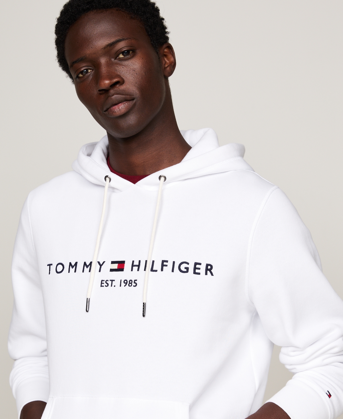 Tommy Hilfiger Men's Embroidered Logo Hoodie