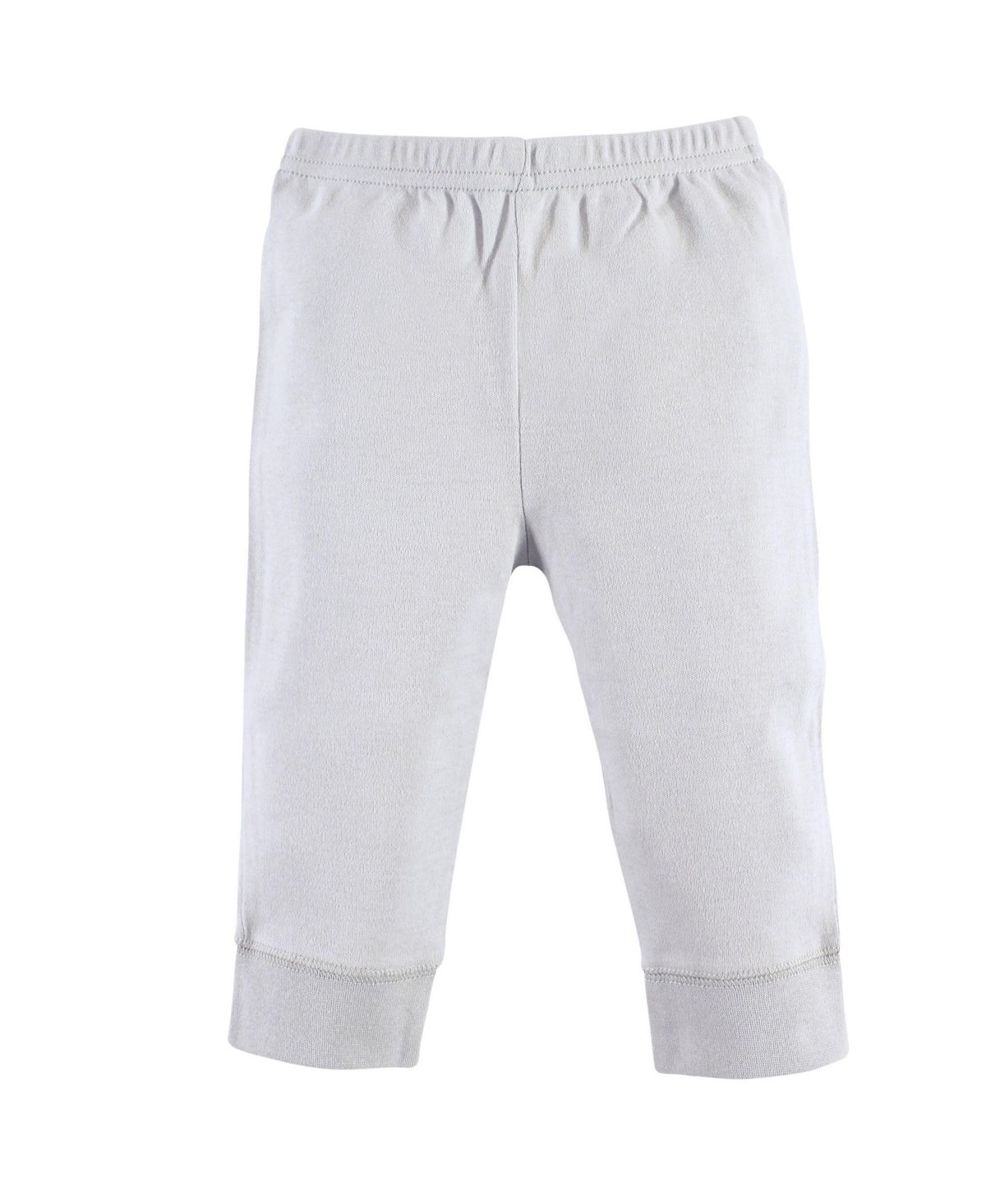 Touched by Nature Baby Boys Baby Organic Cotton Pants 4pk,- Milk