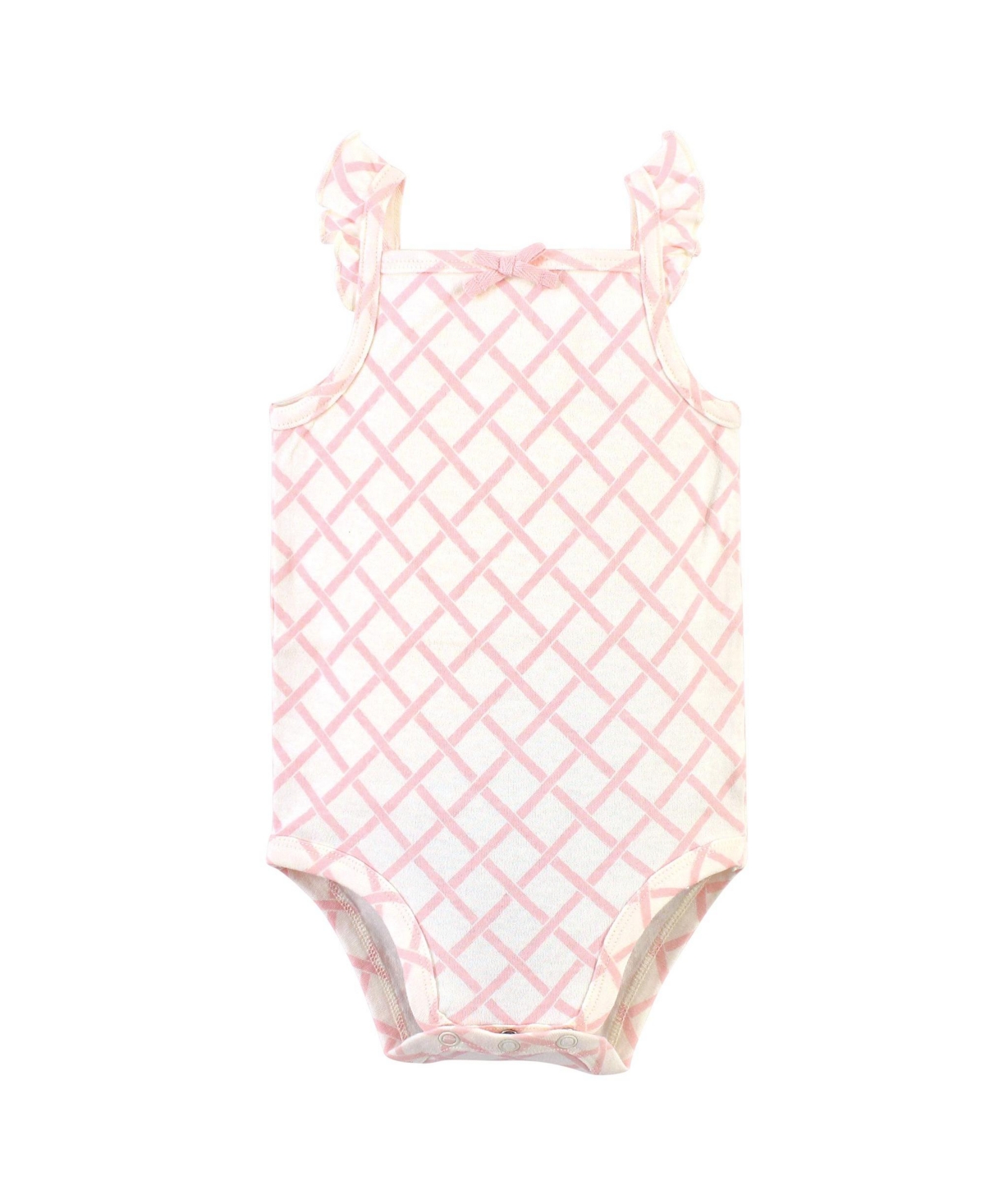 Touched by Nature Baby Girls Baby Organic Cotton Bodysuits 5pk, Lemon Tree