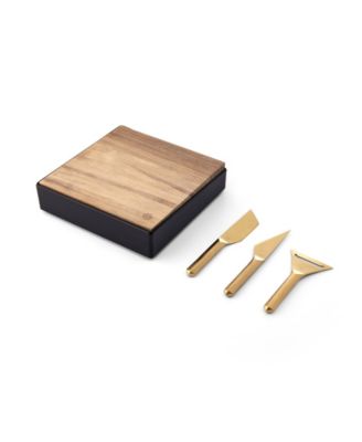 Cheese Board & Knives 4-Pc. Set
