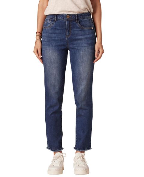 Женские джинсы Democracy "Ab" Solution Slim Straight Leg Jean, цвет: Синий