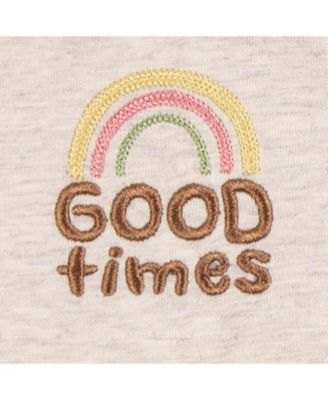 Baby Girls Short Sleeve T-Shirts, 3 Pack