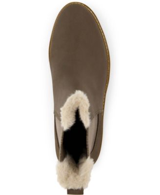 Women's Bennet Faux Fur Chelsea Lug Booties