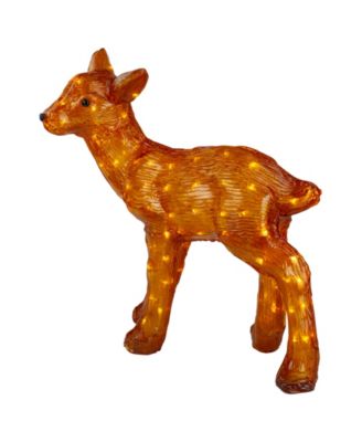 Acrylic Reindeer Christmas Display Decoration - 23-Inch