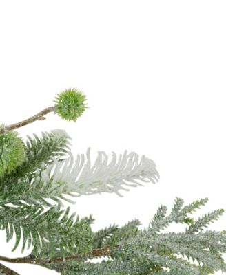 5ft Frosted Pine and Pine Cone Christmas Garland