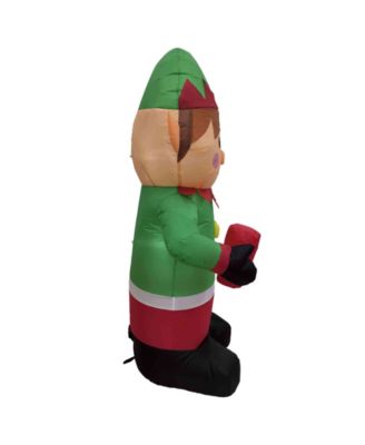 Inflatable Elf Outdoor Christmas Decoration- 4.25-Inch