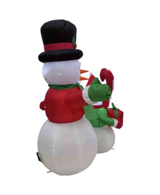 Inflatable Family of Snowman - 4-Inch