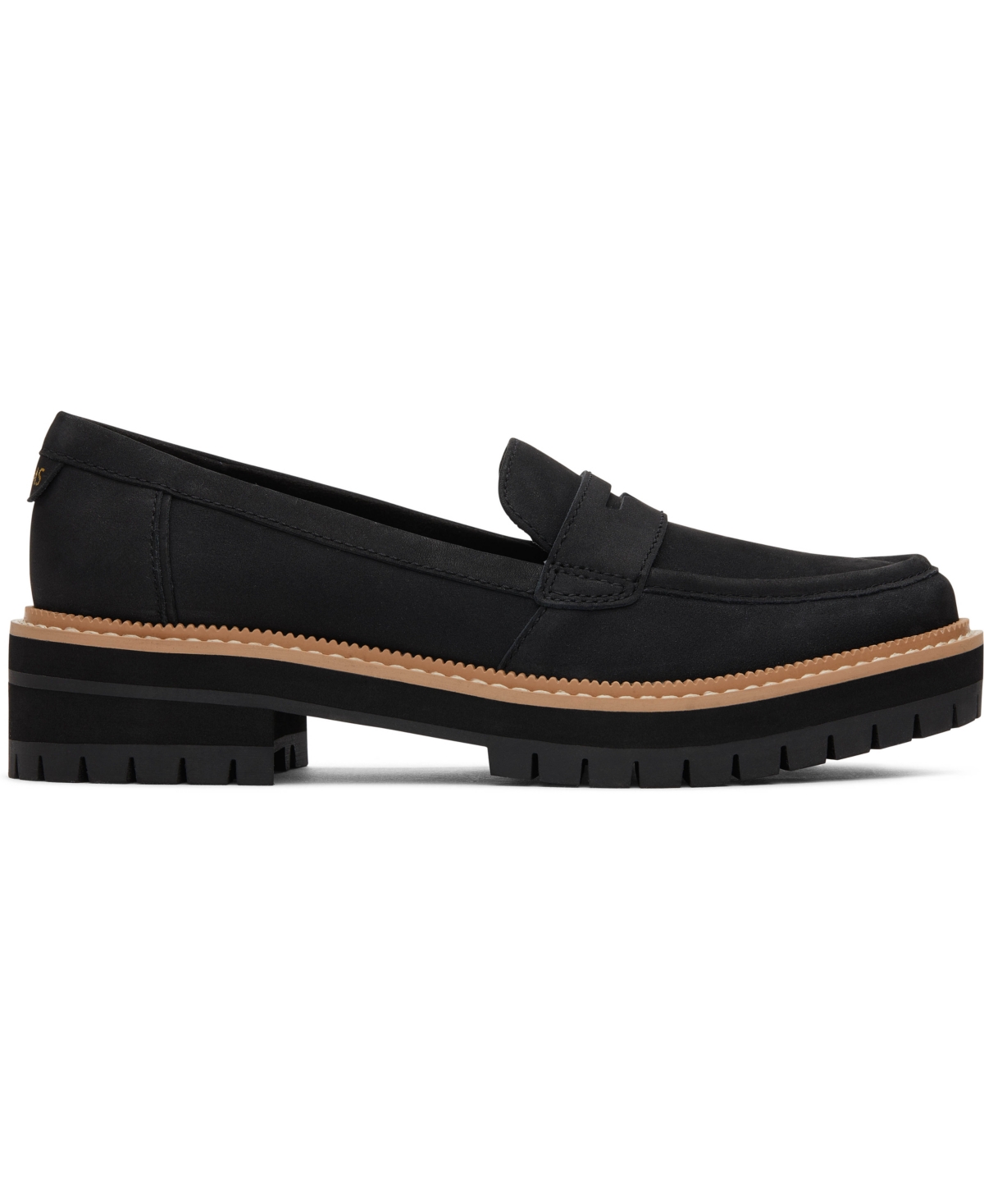 TOMS WOMEN'S IONIE MOTO BUCKLE LUG SOLE BOOTS 
