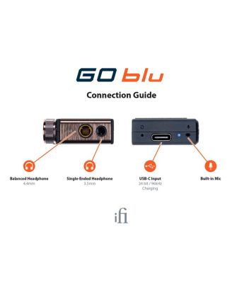 Go blu Portable Bluetooth DAC/Headphone Amp