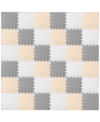 ProSource Kids Floor Play Mat 3/8-in, 36 Sq Ft - 36 Tiles