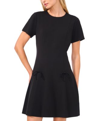 Cece bow trim shift dress hotsell