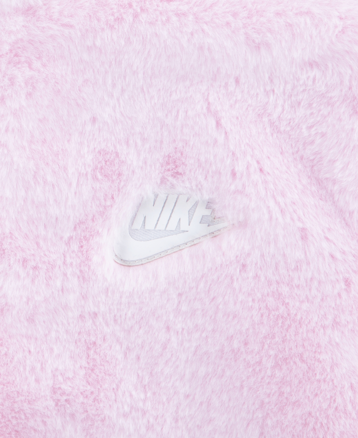 Nike Little Kids Neutral Faux Fur Jacket - PinkFoam