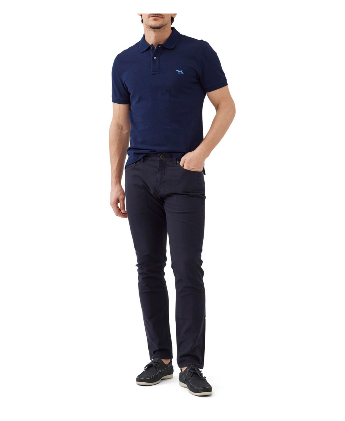 Rodd & Gunn The Gunn Slim Fit Polo Shirt In Blue