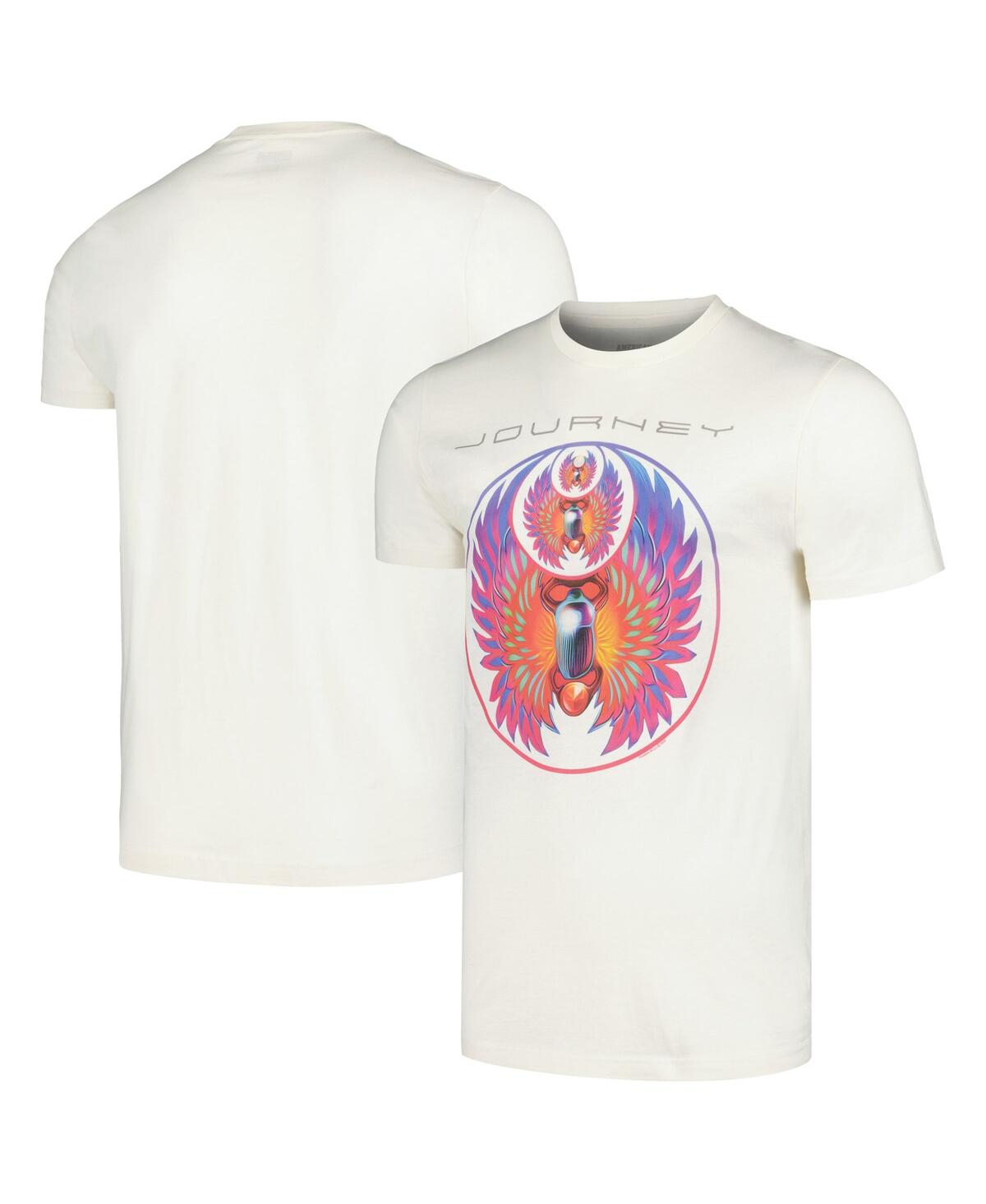 Men's and Women's Natural Journey Scarabs Graphic T-Shirt - Natural