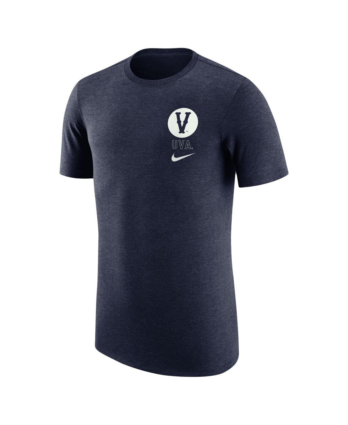 Nike Men'sVirginia Cavaliers Retro Tri-Blend T-Shirt - Navy