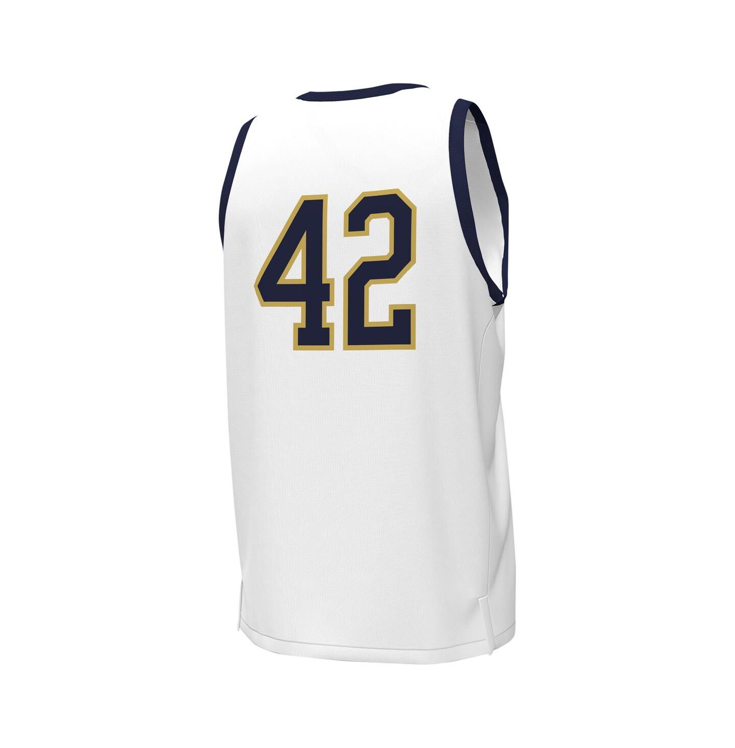 Мужской топ Under Armour 42 Notre Dame Fighting Irish Replica Basketball Jersey, цвет: Зелёный — фото 4