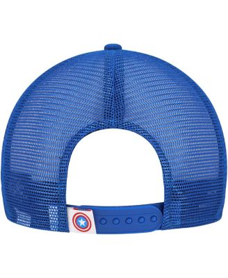Big Boys and Girls Blue Captain America 9FIFTY Trucker Snapback Hat