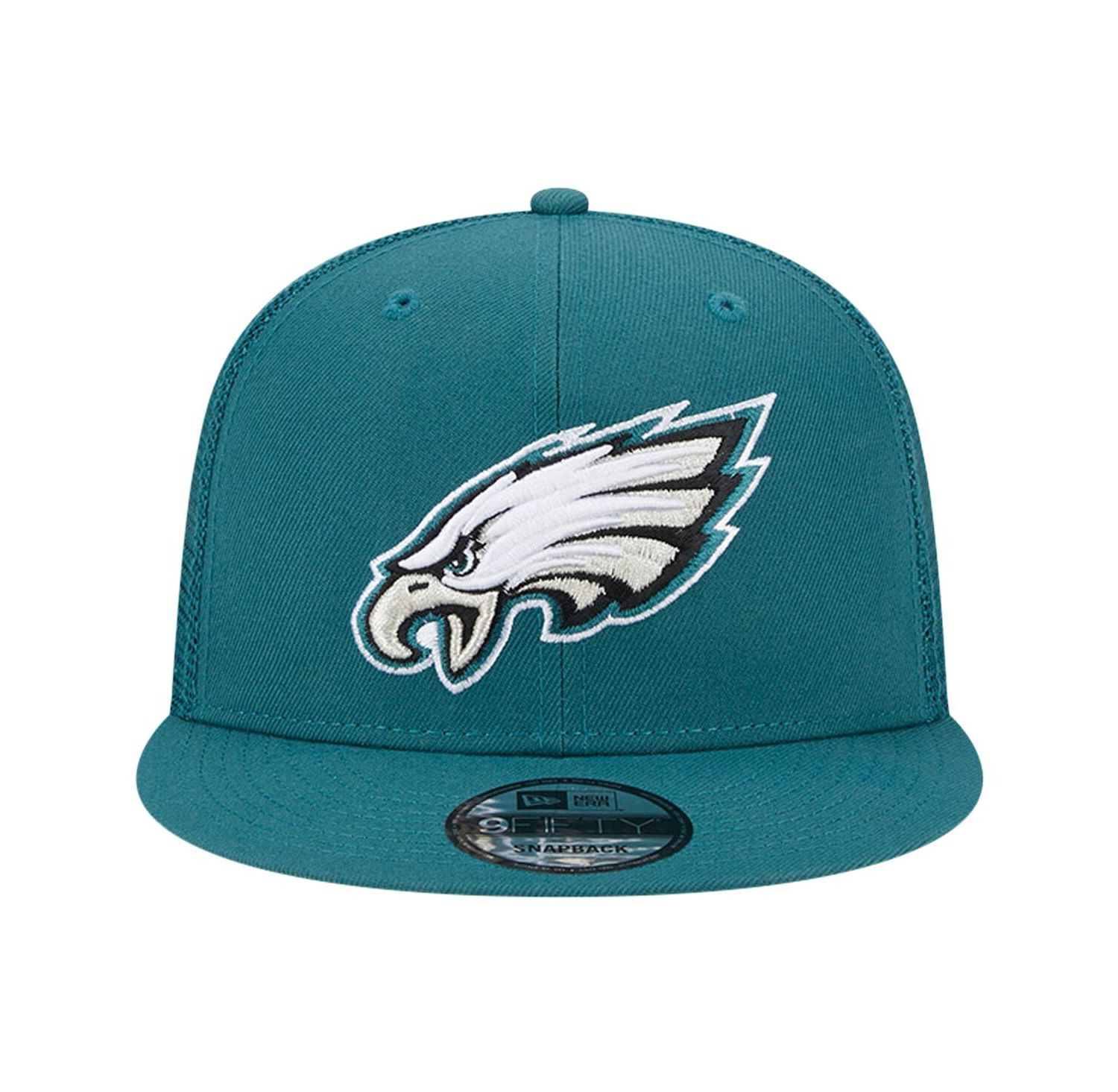 Men's Midnight Green Philadelphia Eagles Main Trucker 9FIFTY Snapback Hat