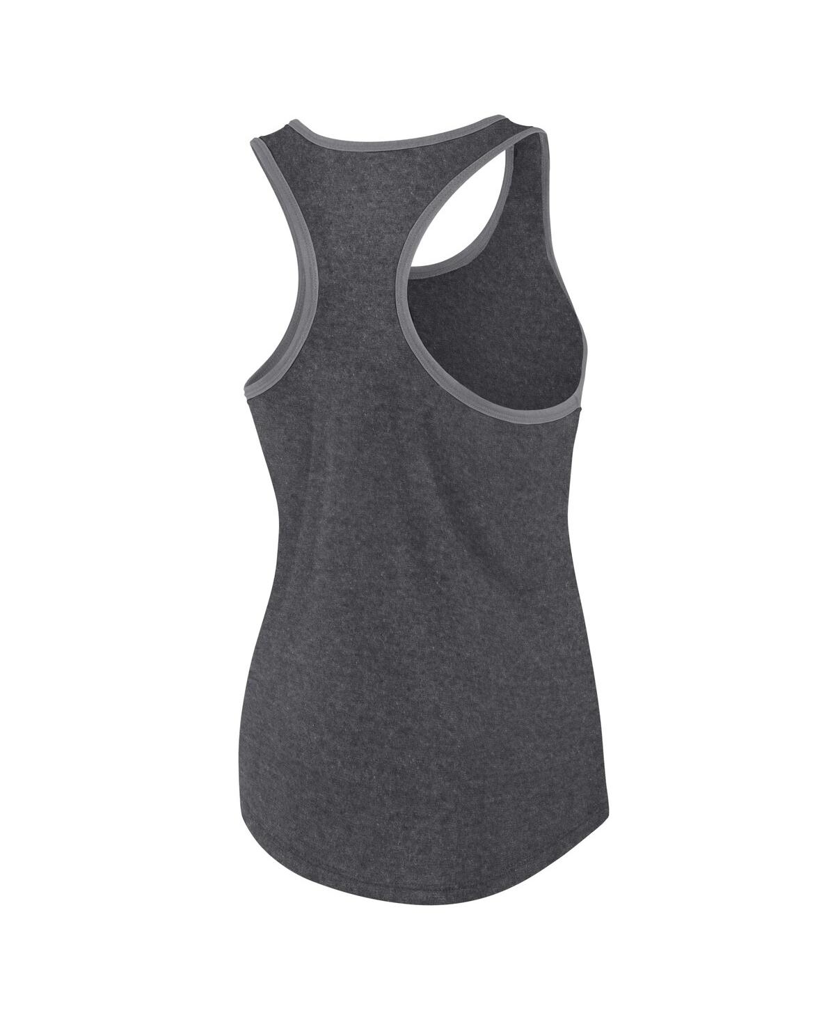 Fanatics Women'sCincinnati Bengals Fuel Racerback Tank Top - Heather Charcoal