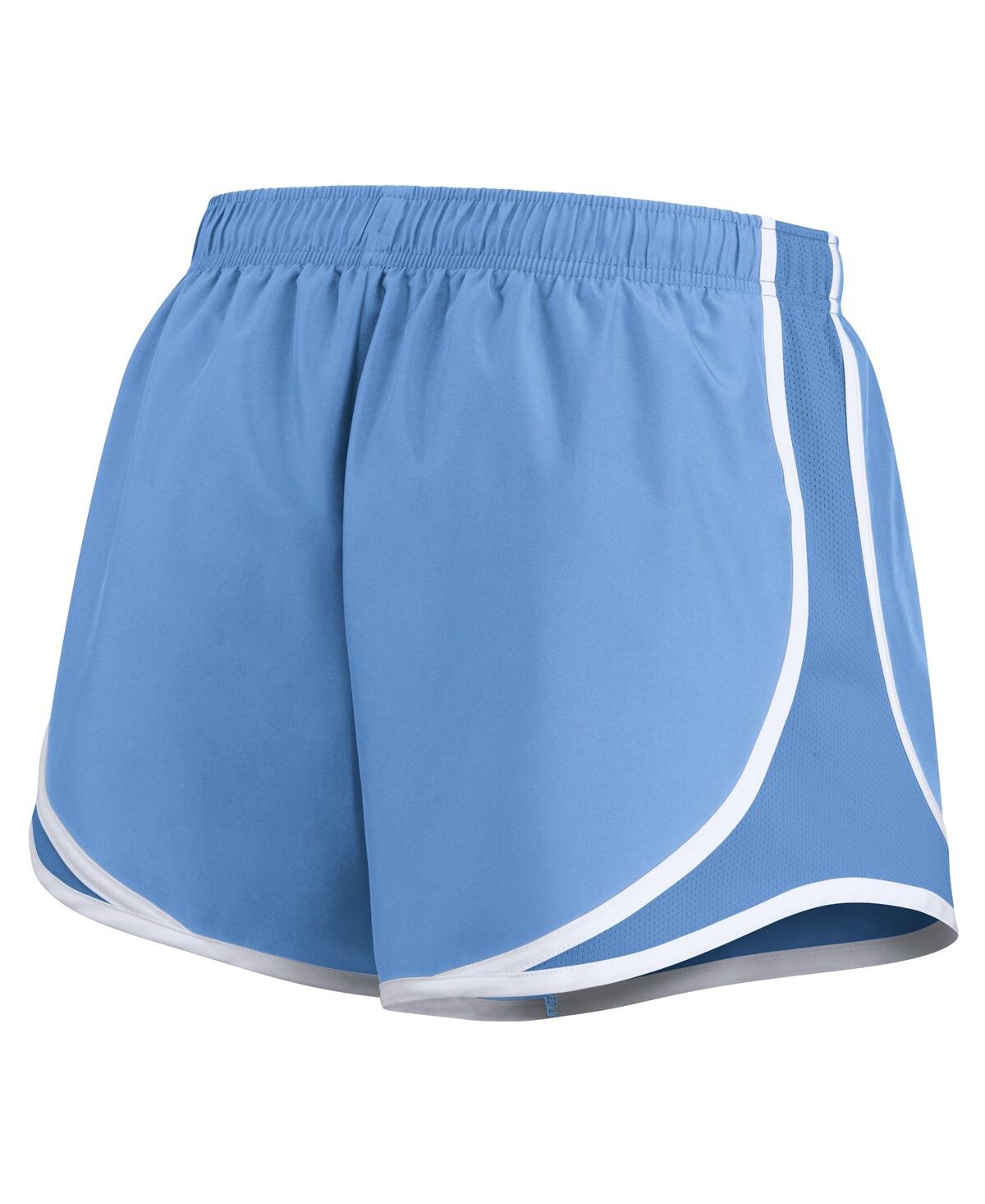 NIKE WOMEN'S CAROLINA BLUE NORTH CAROLINA TAR HEELS PRIMETIME TEMPO PERFORMANCE SHORTS 