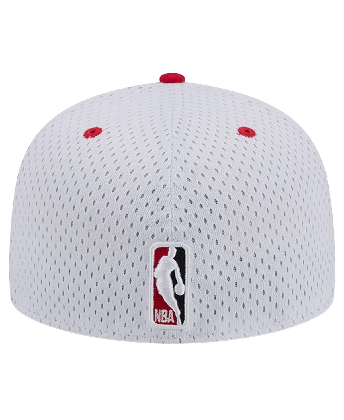 New Era Men'sRed Toronto Raptors Throwback 2Tone 59FIFTY Fitted Hat - White, Red