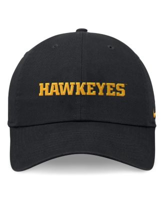 Men's Black Iowa Hawkeyes 2024 On-Field Club Adjustable Hat