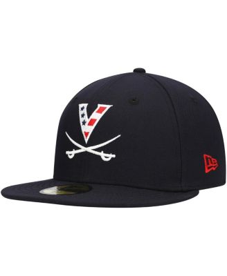 Men's Navy Virginia Cavaliers Red, White Hoo 59FIFTY Fitted Hat