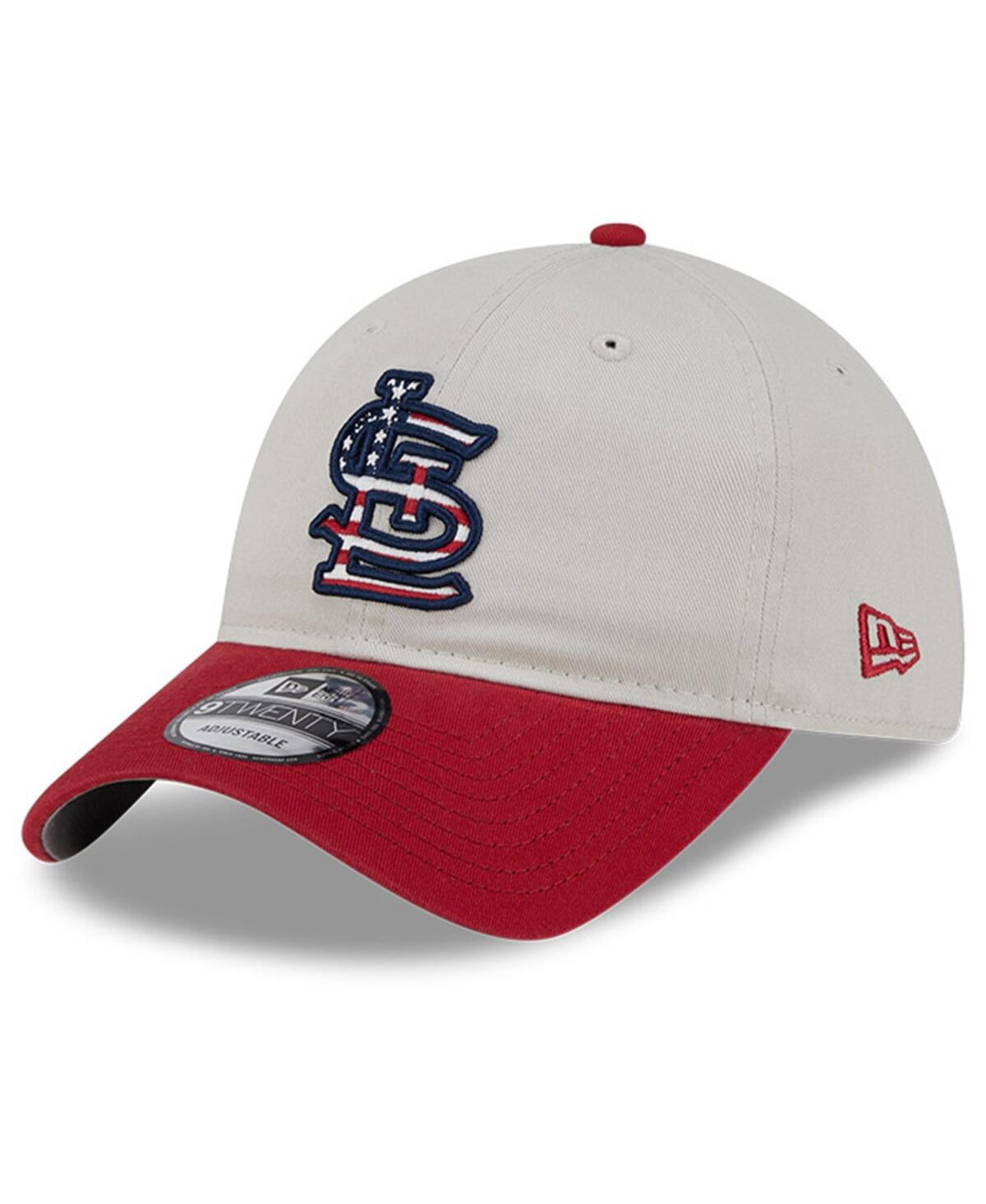New Era Men'sSt. Louis Cardinals 2024 Fourth of July 9TWENTY Adjustable Hat - Red