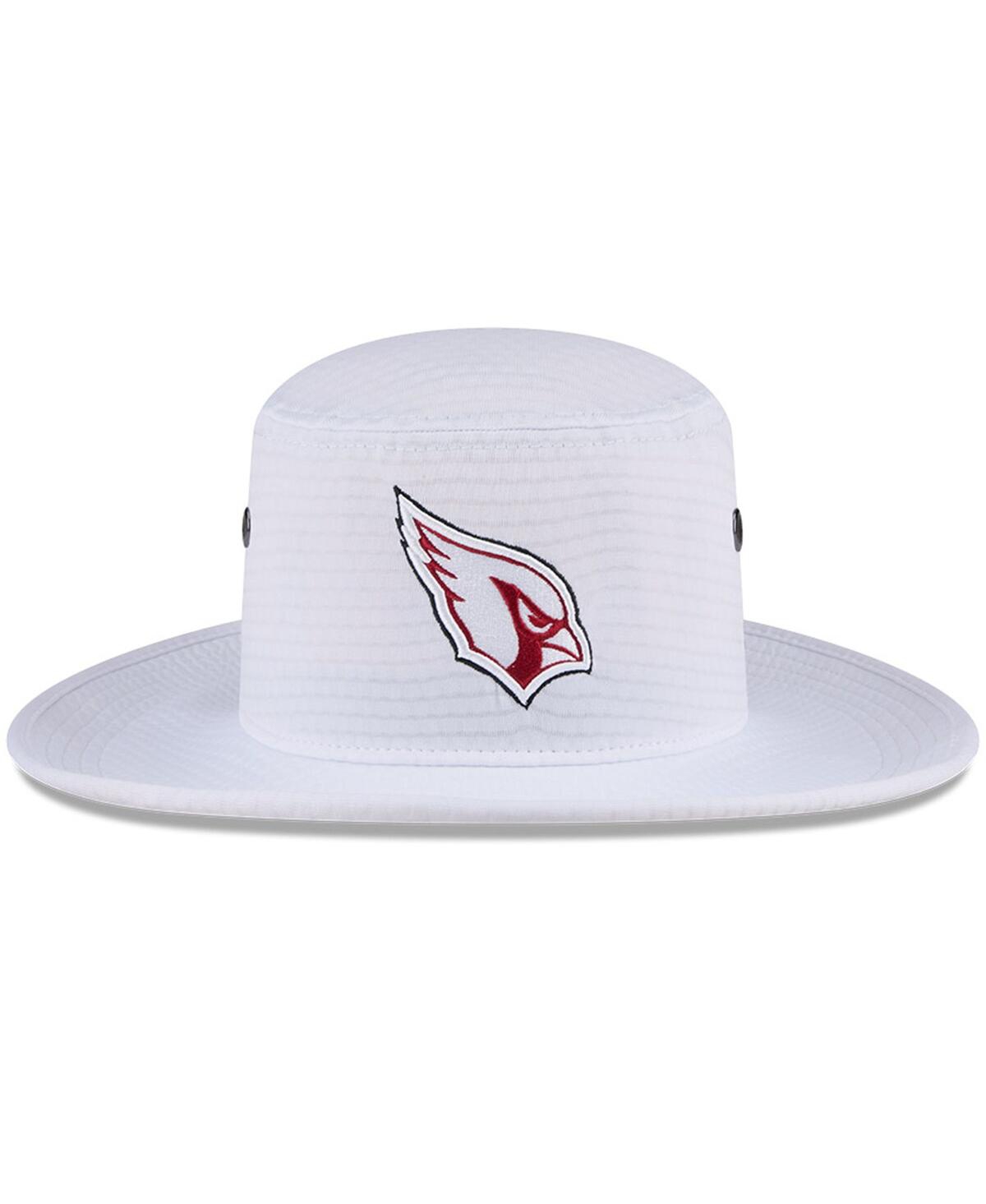 New Era Men's White Arizona Cardinals 2024 Nfl Training Camp Panama Bucket Hat In White