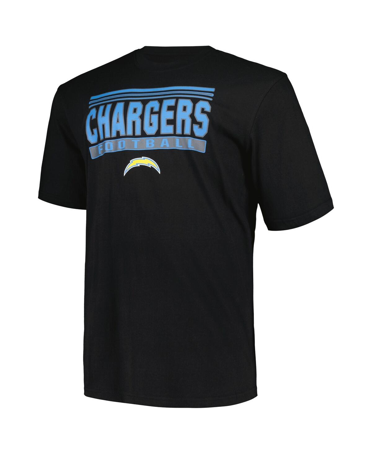 Fanatics Men'sLos Angeles Chargers Big Tall Pop T-Shirt - Black