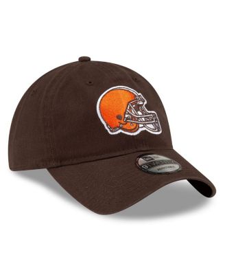 Men's Brown Cleveland Browns Core Classic Primary 9TWENTY Adjustable Hat